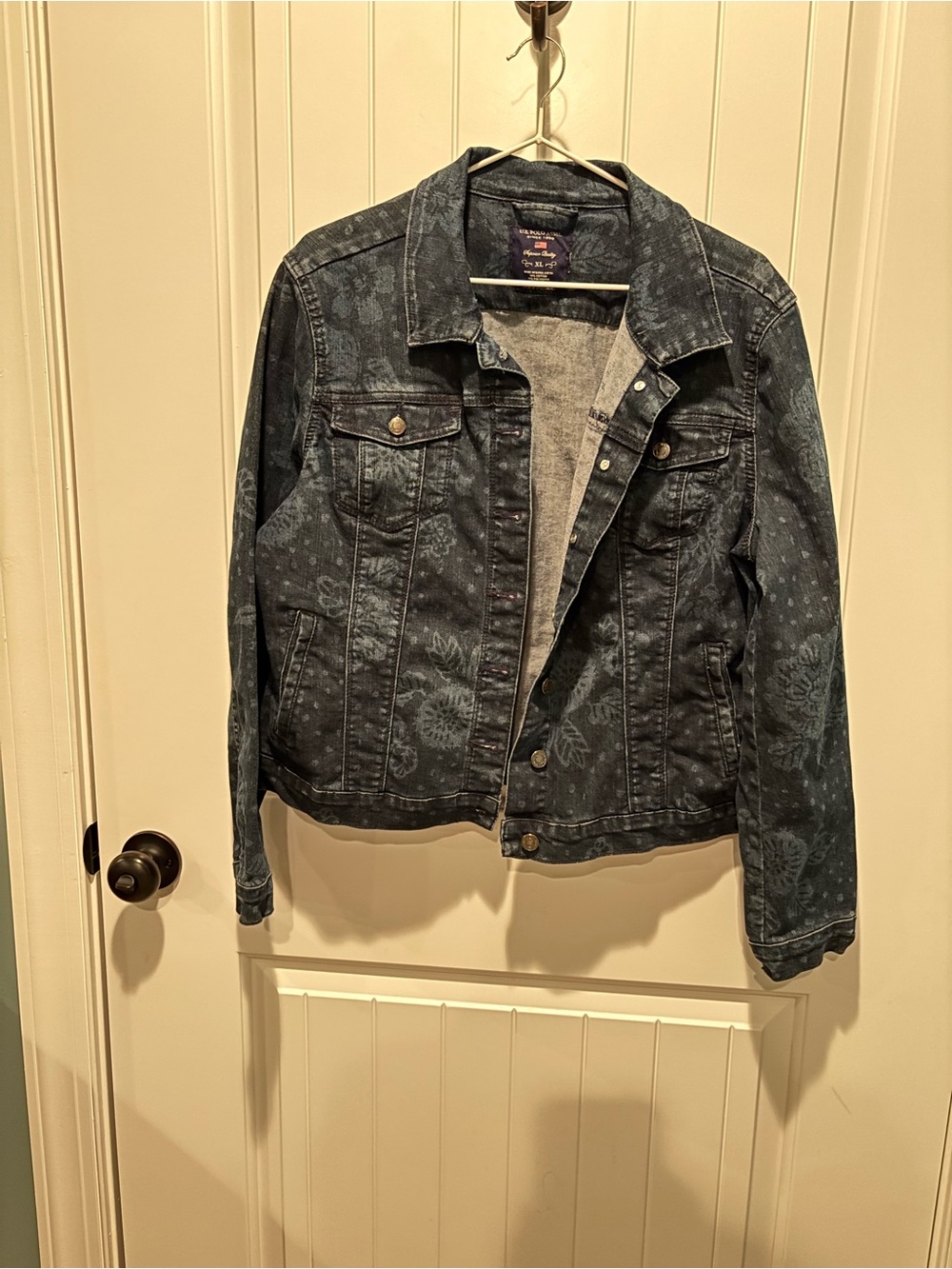 U.S. Polo Assn. Navy and Burgundy Label Jacket
